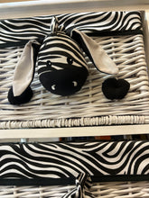 Load image into Gallery viewer, Baby Zoofari 3 Basket Storage Stand Zebra