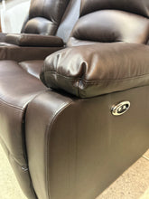 Load image into Gallery viewer, Chocolate Martini Fabric Power Recliner Love seat
