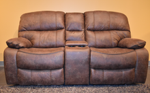 Load image into Gallery viewer, Austin Copper Patina Loveseat Glider Recliner