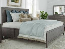 Load image into Gallery viewer, Max Stone Platform Storage Bed available in King and Queen