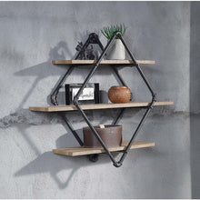 Load image into Gallery viewer, Bellamy Collection shelves wood and iron
