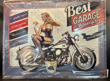 Load image into Gallery viewer, Best Garage – Vintage Metal Wall Sign