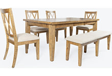 Load image into Gallery viewer, Brampton Country Rustic Pine Dining Table Set