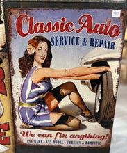 Load image into Gallery viewer, Classic Auto – Vintage Metal Wall Sign