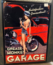 Load image into Gallery viewer, Grease Monkey – Vintage Metal Wall Sign