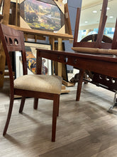Load image into Gallery viewer, Liana Solid wood table and 4 upholstered chair set