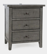 Load image into Gallery viewer, Max Stone USB Power Night Stand