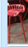 Load image into Gallery viewer, Metal red farm tractor bistro table and two stools