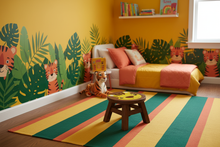 Load image into Gallery viewer, Baby Zoofari Tiger Stool – Jungle Playroom Vignette