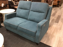 Load image into Gallery viewer, Caribelle Santa Anna in Lake High Leg Recliner Love seat