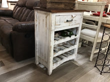 Load image into Gallery viewer, Tierra White Wine Stand Solid Wood