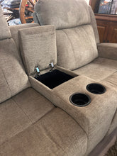 Load image into Gallery viewer, Mesilla Matcha Power Loveseat | Centre Console | Pocket Coil & Drop-In Coil Seating