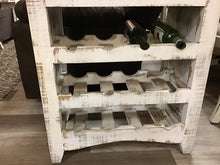 Load image into Gallery viewer, Tierra White Wine Stand Solid Wood
