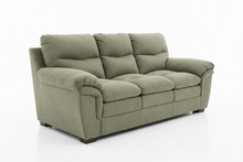 Load image into Gallery viewer, Loden Overstuffed Polyester Sofa | Deep Seat Nap Sofa | Warm Green Living Room Couch