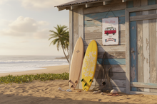 Load image into Gallery viewer, To Live is To Keep Moving – Surfer Wall Vignette