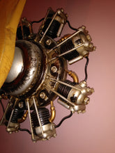 Load image into Gallery viewer, Sea Plane Hub and blades wood and tin
