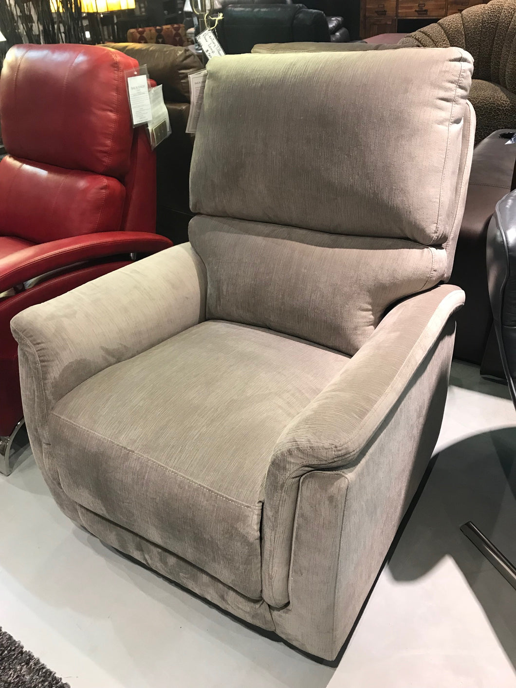 Anthony Swivel Recliner Pocket Coil Deep and Tall Seat