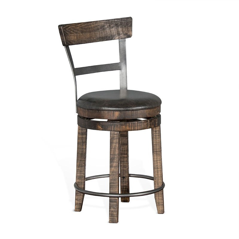 Talladega Swivel Back Stool