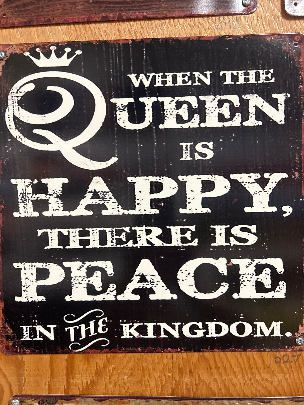 When the Queen is Happy