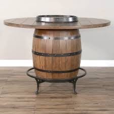 Buckskin Barrel Table