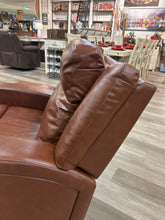 Load image into Gallery viewer, Mesilla Chestnut Leather Upholstered Loveseat
