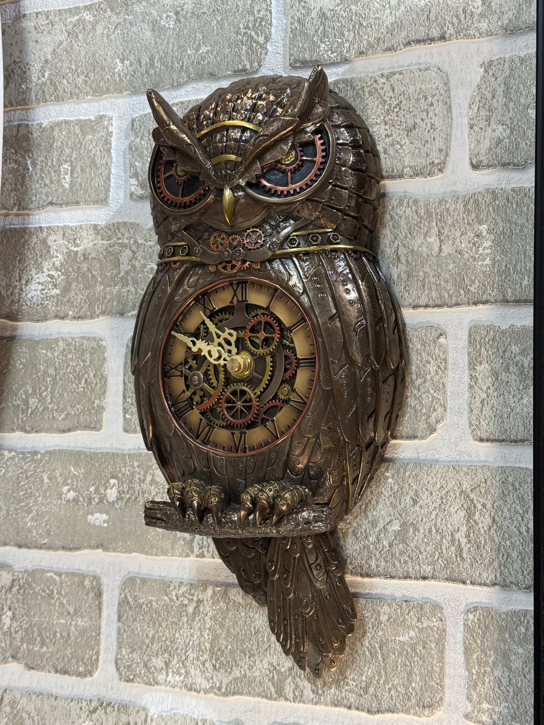 Timepiece Mechanicus Owl Clock