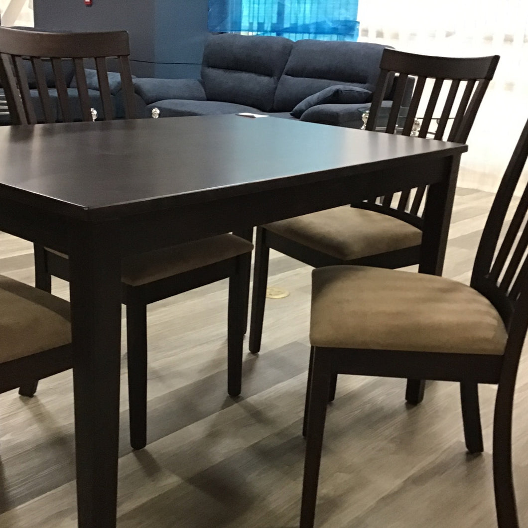 Boey Solid Wood Table and 4 chair set