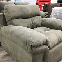 Load image into Gallery viewer, Loden Overstuffed Polyester Chair | Deep Seat Accent Chair | Warm Green Living Room

