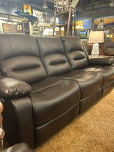 Load image into Gallery viewer, Chocolate Martini Fabric Power Recliner Sofa
