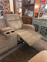Load image into Gallery viewer, Mesilla Matcha Power Loveseat | Centre Console | Pocket Coil &amp; Drop-In Coil Seating
