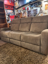 Load image into Gallery viewer, Mesilla Matcha Power Sofa | Centre Console | Pocket Coil &amp; Drop-In Coil Seating
