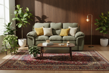 Load image into Gallery viewer, Loden Overstuffed Polyester Sofa | Deep Seat Nap Sofa | Warm Green Living Room Couch
