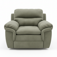 Load image into Gallery viewer, Loden Overstuffed Polyester Chair | Deep Seat Accent Chair | Warm Green Living Room
