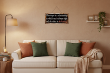 Load image into Gallery viewer, Marriage is a Relationship – Living Room Vignette

